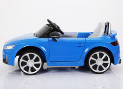 Audi TT RS Licenced Kids 6v Electric Interactive Ride On with Parental Remote - Blue 1 Thumbnail