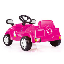 Dolu Unicorn Kids Smart Car Ride On Toy, Pedal Operated - Pink 1 Thumbnail