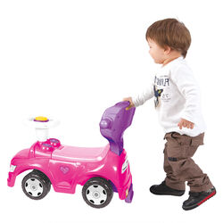 Dolu Unicorn Step Car 4-In-1 Kids Girls Ride On Toy - Pink 2 Thumbnail