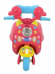 Peppa Pig Kids Girls Trike Ride On with Sounds and Lights, Pink - 6V 1 Thumbnail