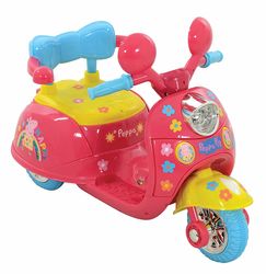 Peppa Pig Kids Girls Trike Ride On with Sounds and Lights, Pink - 6V 3 Thumbnail