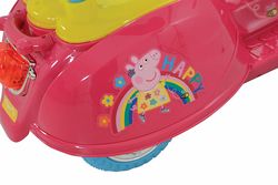 Peppa Pig Kids Girls Trike Ride On with Sounds and Lights, Pink - 6V 8 Thumbnail