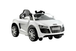 Rollplay Audi R8 Spyder EZ Drive 6V Kids Car Ride On - White Thumbnail
