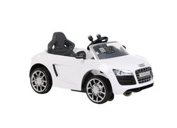 Rollplay Audi R8 Spyder EZ Drive 6V Kids Car Ride On - White 1 Thumbnail