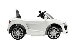 Rollplay Audi R8 Spyder EZ Drive 6V Kids Car Ride On - White 2 Thumbnail