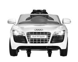 Rollplay Audi R8 Spyder EZ Drive 6V Kids Car Ride On - White 3 Thumbnail
