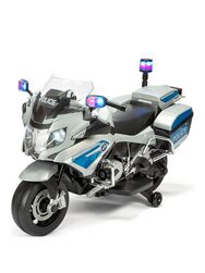 Toyrific BMW Electric Police Bike Kids Ride On - White/Blue Thumbnail