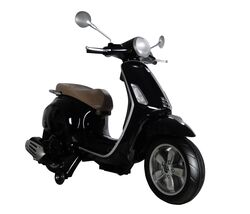 Vespa Primavera Licenced Kids 6v Electric Ride On Retro Moped - Black - 3-7yrs 1 Thumbnail