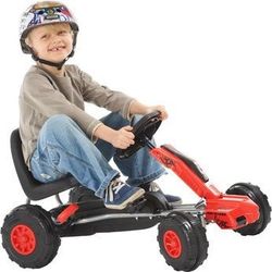 Avigo Junior Kids Blaze Go Kart Ride On - Red/Black, 3-5 Years 1 Thumbnail