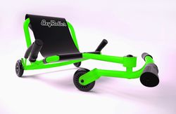 Ezy Roller Classic Kids Trike Go Kart, Steel Frame No Pedal - Neon Green Thumbnail