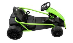 XN E-Go Kart 24v Kids Electric Go Kart Ride On - Black/Green 2 Thumbnail