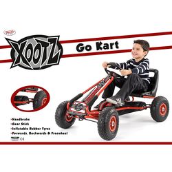 Xootz Kids Boys Go-Kart Ride On Racing Toy - Steel Frame 5 Thumbnail