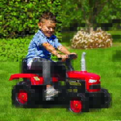 Dolu Kids Tractor Pedal Operated Ride On Truck, Red - 3 Years+ 2 Thumbnail