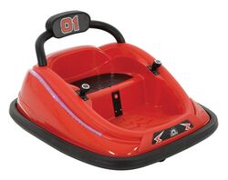 eMoTo 6V Battery Operated Bumper Car Ride On - Red Thumbnail