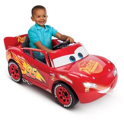 Huffy Cars Lightning McQueen Battery Operated Car 6v - Rechargable  Thumbnail