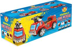 Toyrific Kids Electric Ride On Fire Engine Car with Bubble Gun, Lights and Sounds 3 Thumbnail