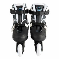 Xootz Kids Junior Inline Roller Skates Shoes, Black - 1 to 4 3 Thumbnail