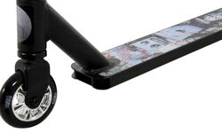 Brandalised Banksy Robot Barcode Stunt Scooter - Black 2 Thumbnail