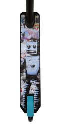 Brandalised Banksy Robot Barcode Stunt Scooter - Black 5 Thumbnail