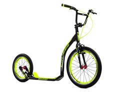 Crussis Active 4.4 Adult Kids Kick Scooter Footbike Black - Alloy, 20