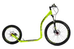 Crussis Cross 6.2 Adults Kick Scooter Footbike Yellow - Alloy, 26