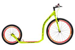 Crussis Urban 4.4 Kick Scooter Footbike Yellow - Alloy, 26