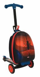 Marvel Spiderman Themed Boys 3-In-1 Scootin' Suitcase Thumbnail