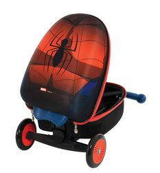 Marvel Spiderman Themed Boys 3-In-1 Scootin' Suitcase 1 Thumbnail