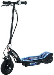 Razor E100 GLOW Kids Electric Scooter - Black/Blue Thumbnail