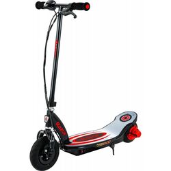 Razor® Powercore™ E100™ Kids Electric Scooter, Aluminium Deck - Black/Red Thumbnail
