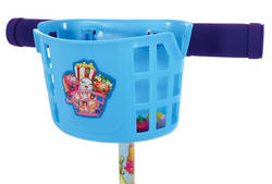 Shopkins Collectible In-Line Kids Scooter with Basket 3 Thumbnail