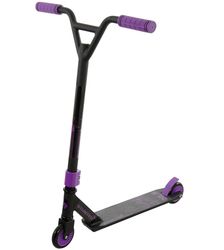 Stunted XLS Junior Kids Stunt Scooter, Alloy Deck - Purple Thumbnail