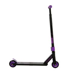 Stunted XLS Junior Kids Stunt Scooter, Alloy Deck - Purple 1 Thumbnail