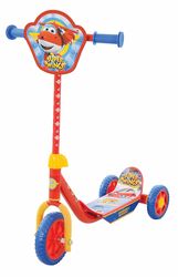 Super Wings Toddlers Kids My First Tri Push Kick Scooter Ride On - Red/Blue 1 Thumbnail