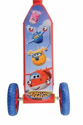 Super Wings Toddlers Kids My First Tri Push Kick Scooter Ride On - Red/Blue 2 Thumbnail