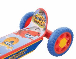 Super Wings Toddlers Kids My First Tri Push Kick Scooter Ride On - Red/Blue 5 Thumbnail