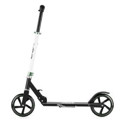 Xootz Big Wheel Kids Folding Push Scooter with Adjustable Handlebars - Black 1 Thumbnail