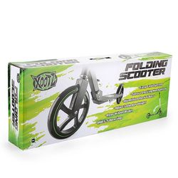 Xootz Big Wheel Kids Folding Push Scooter with Adjustable Handlebars - Black 4 Thumbnail