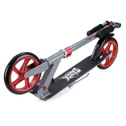 Xootz Big Wheel Kids Folding Push Scooter with Adjustable Handlebars - Gunmetal 2 Thumbnail