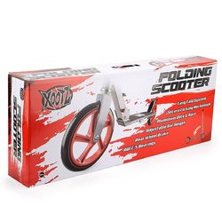 Xootz Big Wheel Kids Folding Push Scooter with Adjustable Handlebars - Gunmetal 4 Thumbnail