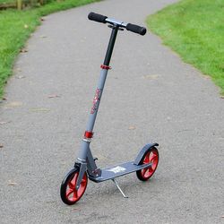 Xootz Big Wheel Kids Folding Push Scooter with Adjustable Handlebars - Gunmetal 5 Thumbnail
