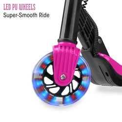 Xootz Element Junior Folding Electric Scooter Ride On, 12V - Pink 5 Thumbnail