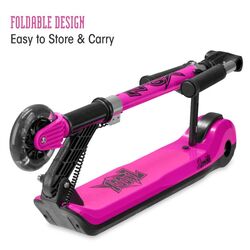 Xootz Element Junior Folding Electric Scooter Ride On, 12V - Pink 7 Thumbnail