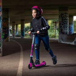 Xootz Element Junior Folding Electric Scooter Ride On, 12V - Pink 3 Thumbnail