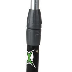 Xootz Folding Tri Scooter with LED Wheels & Adjustable Handlebar - Black 5 Thumbnail