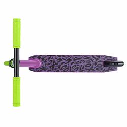 Xootz Junior Kids Alloy In-Line Stunt Scooter - Toxic Purple 1 Thumbnail