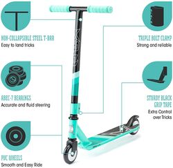 Xootz Shred 2.0 Stunt Scooter Adult and Kids - Teal 1 Thumbnail