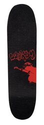 Brandalised Banksy Flower Bomber Skateboard - Black 2 Thumbnail