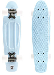 Xootz Kid's Retro Plastic Complete Cruiser Skateboard, Pastel Blue - 22