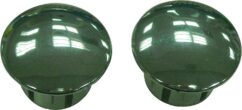 XLC Bike Handlebar End Plugs Silver - Secure fitting end caps for handlebar tape